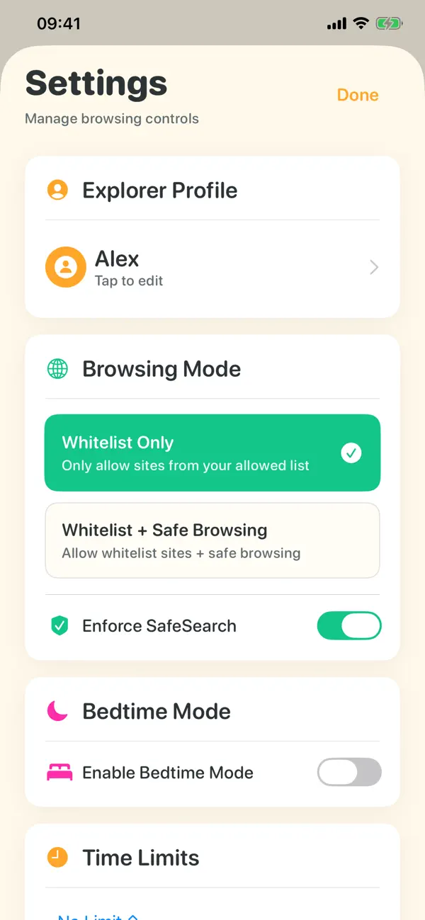HappyWeb: Family Browser screenshot