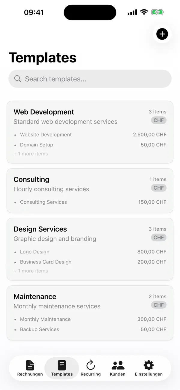 Invoice Flow screenshot
