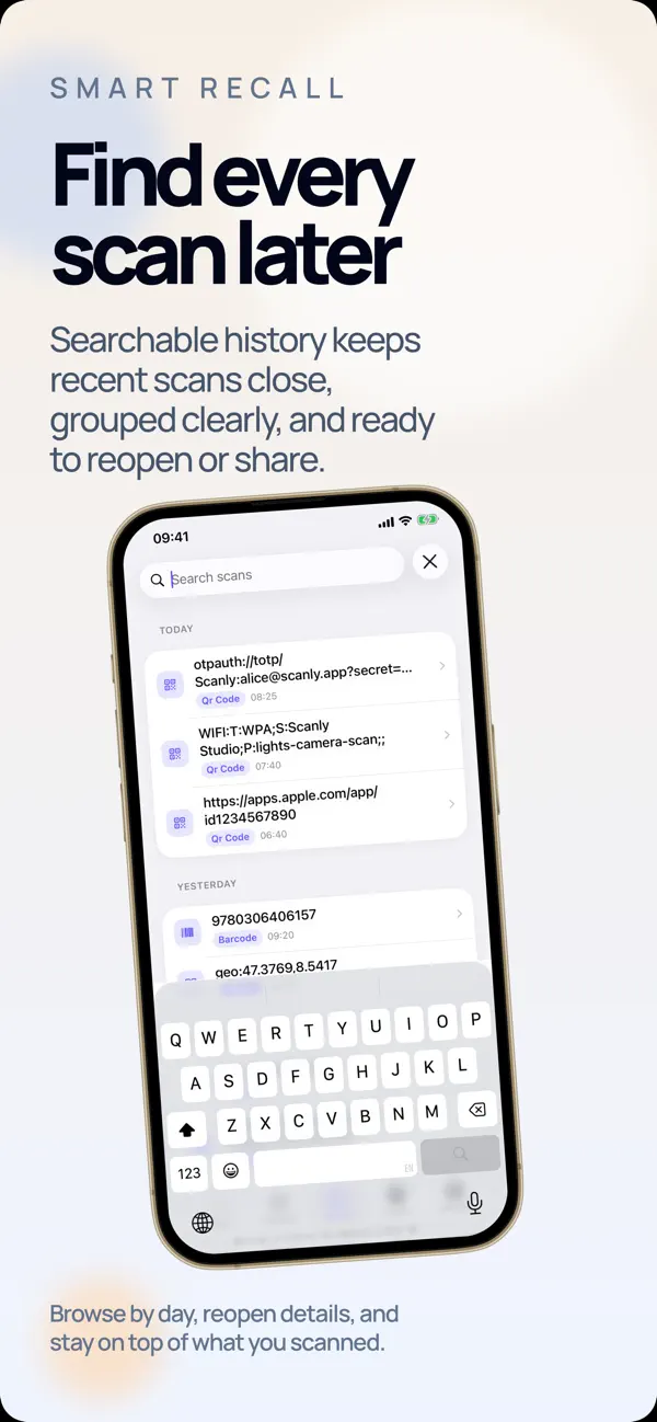 Scanly: QR & Barcode screenshot