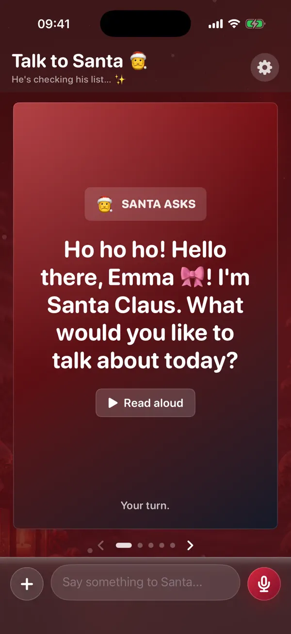 Talk to Santa Magic screenshot