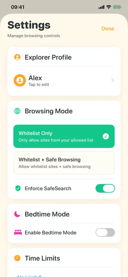 HappyWeb: Family Browser screenshot