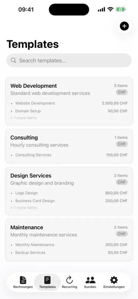 Invoice Flow screenshot