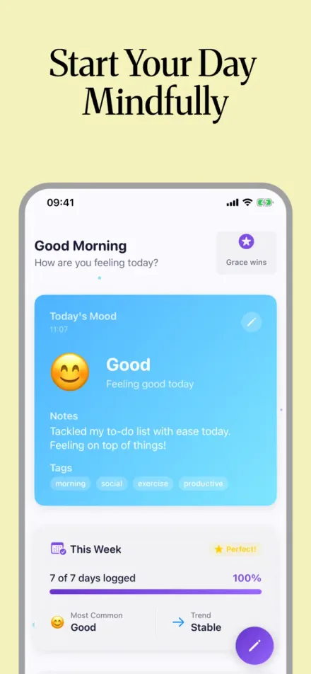 Moodary: Mood Journal screenshot