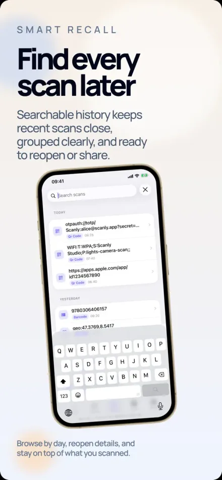 Scanly: QR & Barcode screenshot