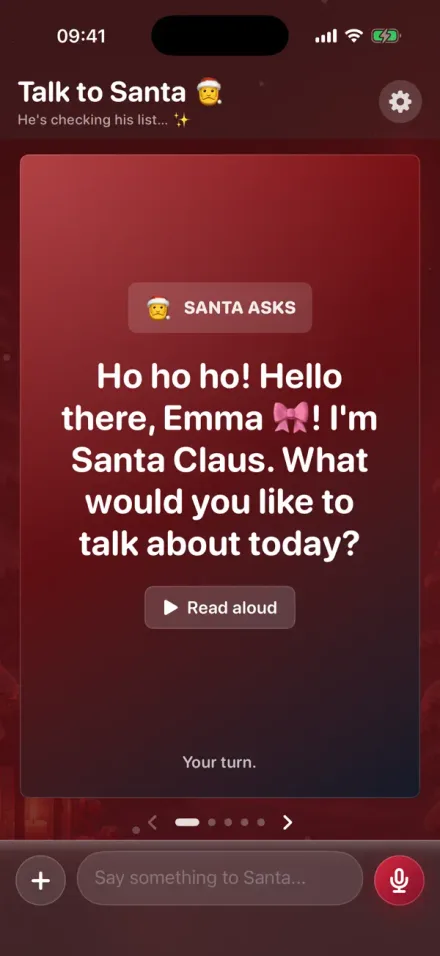 Talk to Santa Magic screenshot